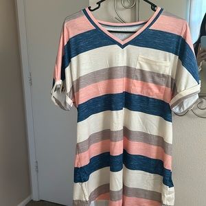 Colorful women shirts oversized